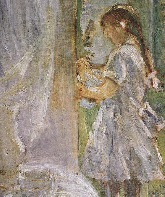Berthe Morisot Detail of At the little cottage oil painting image
